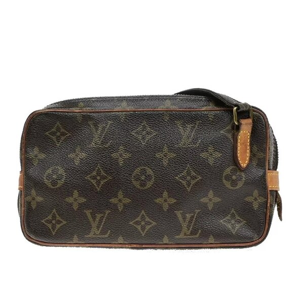 LOUIS VUITTON Marly Bandouliere Shoulder Bag Monogram Leather BN M51828 69ED735 - Picture 1 of 16
